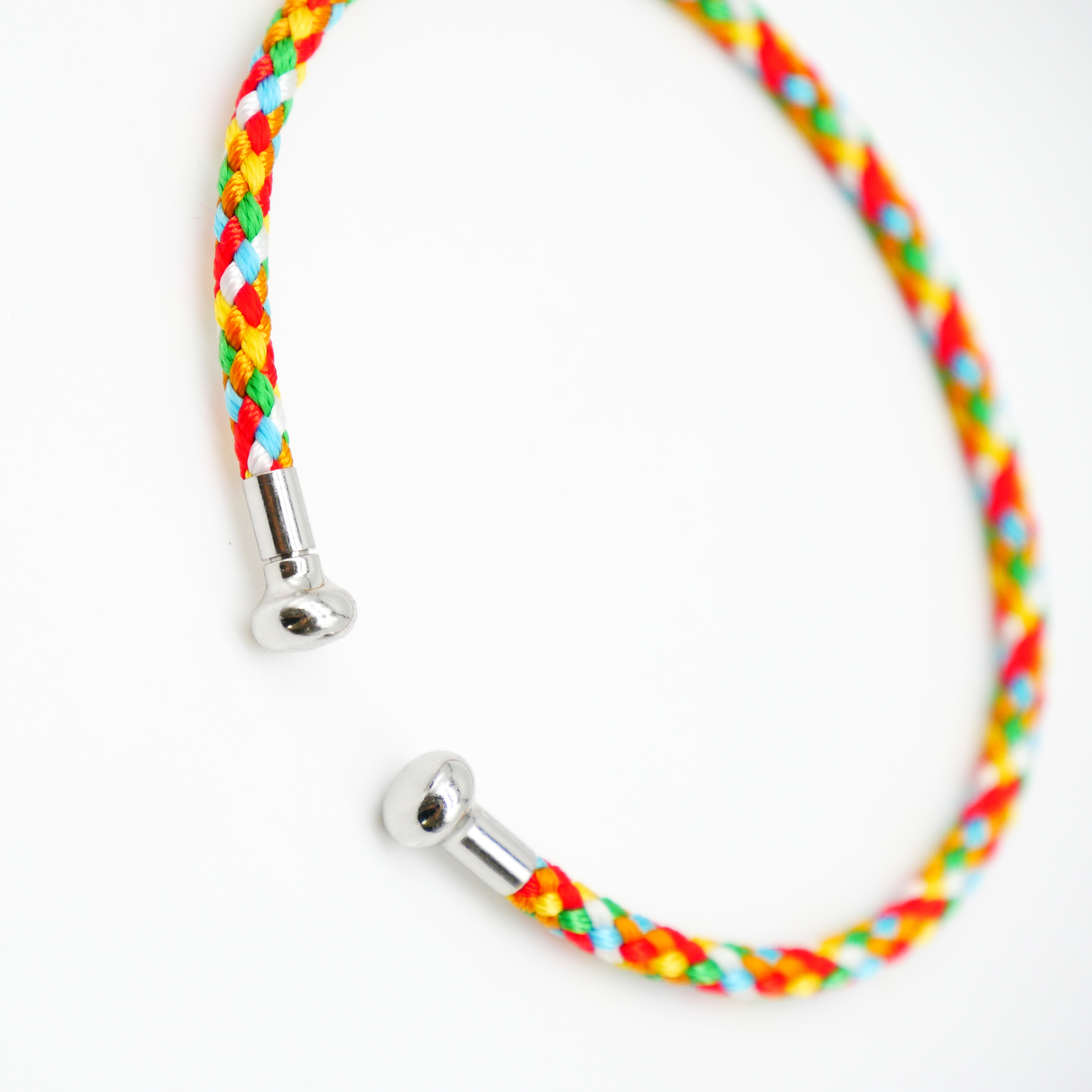 "Summer Feeling", Armband multi mit abschraubbarer Endkappe silber "Summer Feeling", Armband multi mit abschraubbarer Endkappe silber
