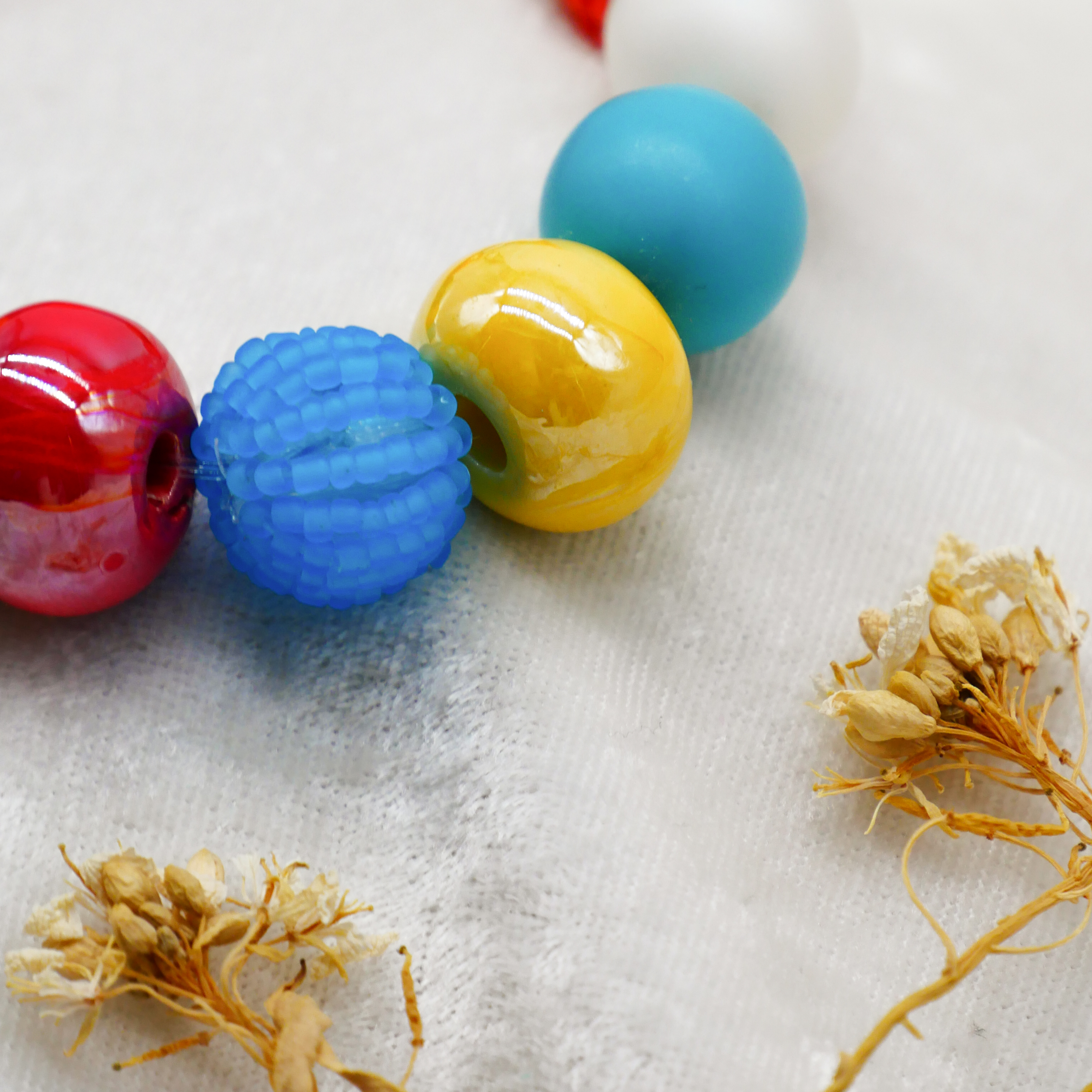  "Bollywood" Armband auf Gummi, bunt