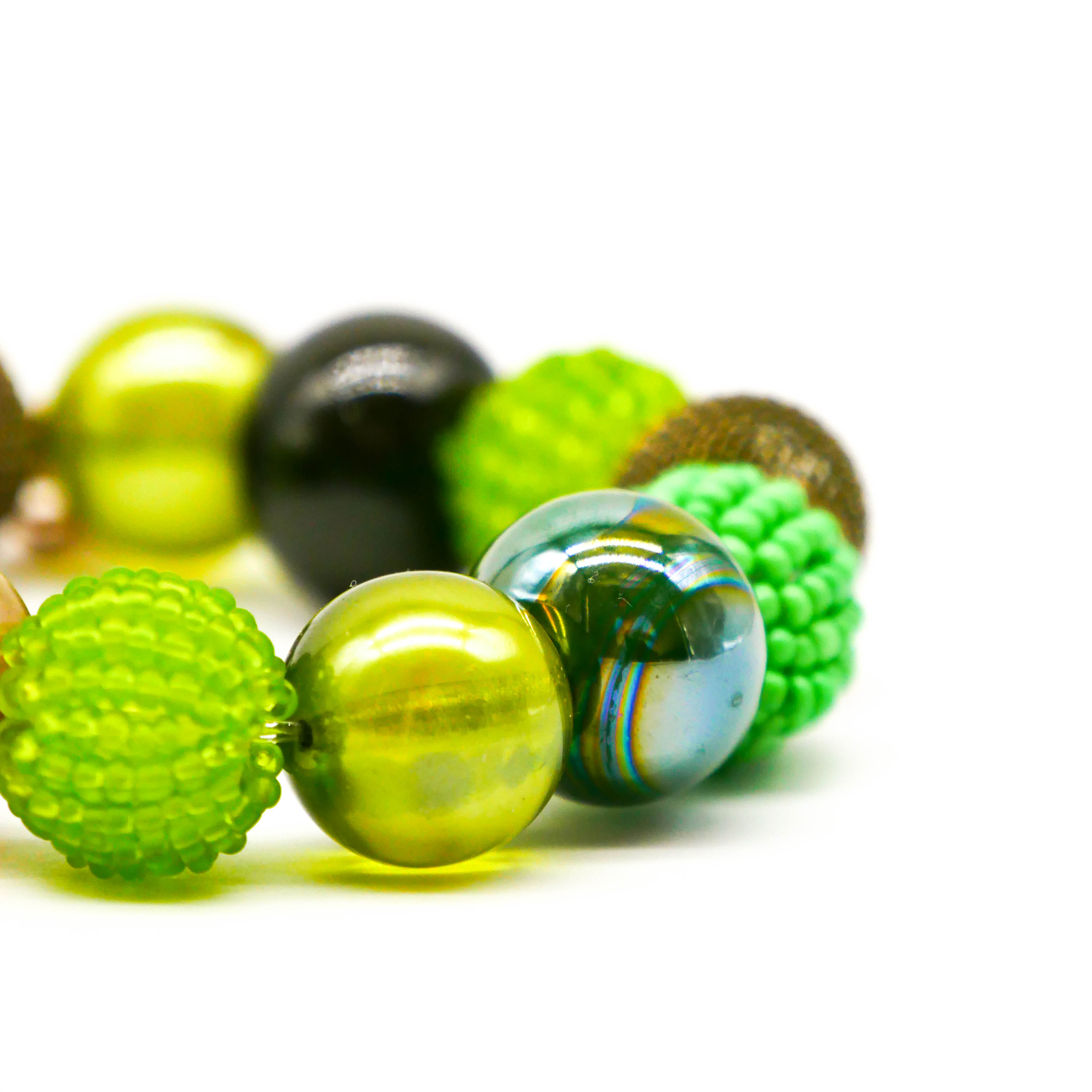 Armband auf Gummi zu "Bollywood", Wiesenzauber Armband auf Gummi zu "Bollywood", Wiesenzauber