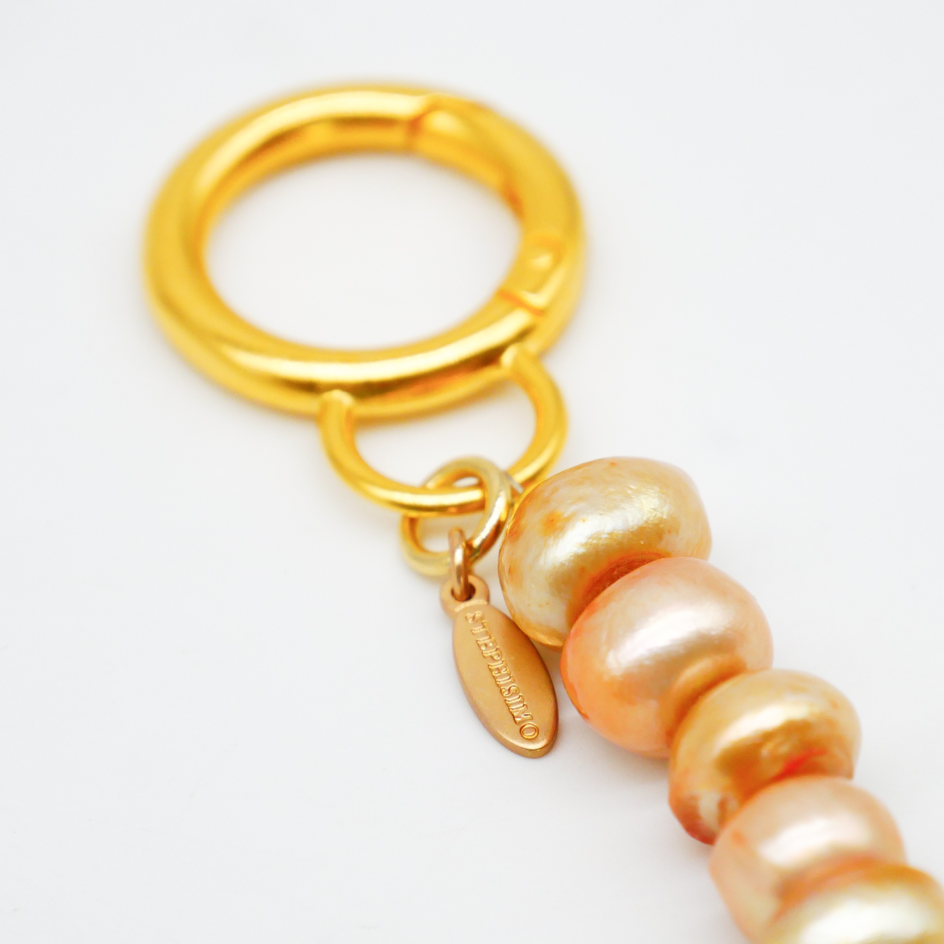 "Lucky Pendant" Anhänger, 1 Strang SWZ Perle große braune Quaste "Lucky Pendant" Anhänger, 1 Strang SWZ Perle große braune Quaste