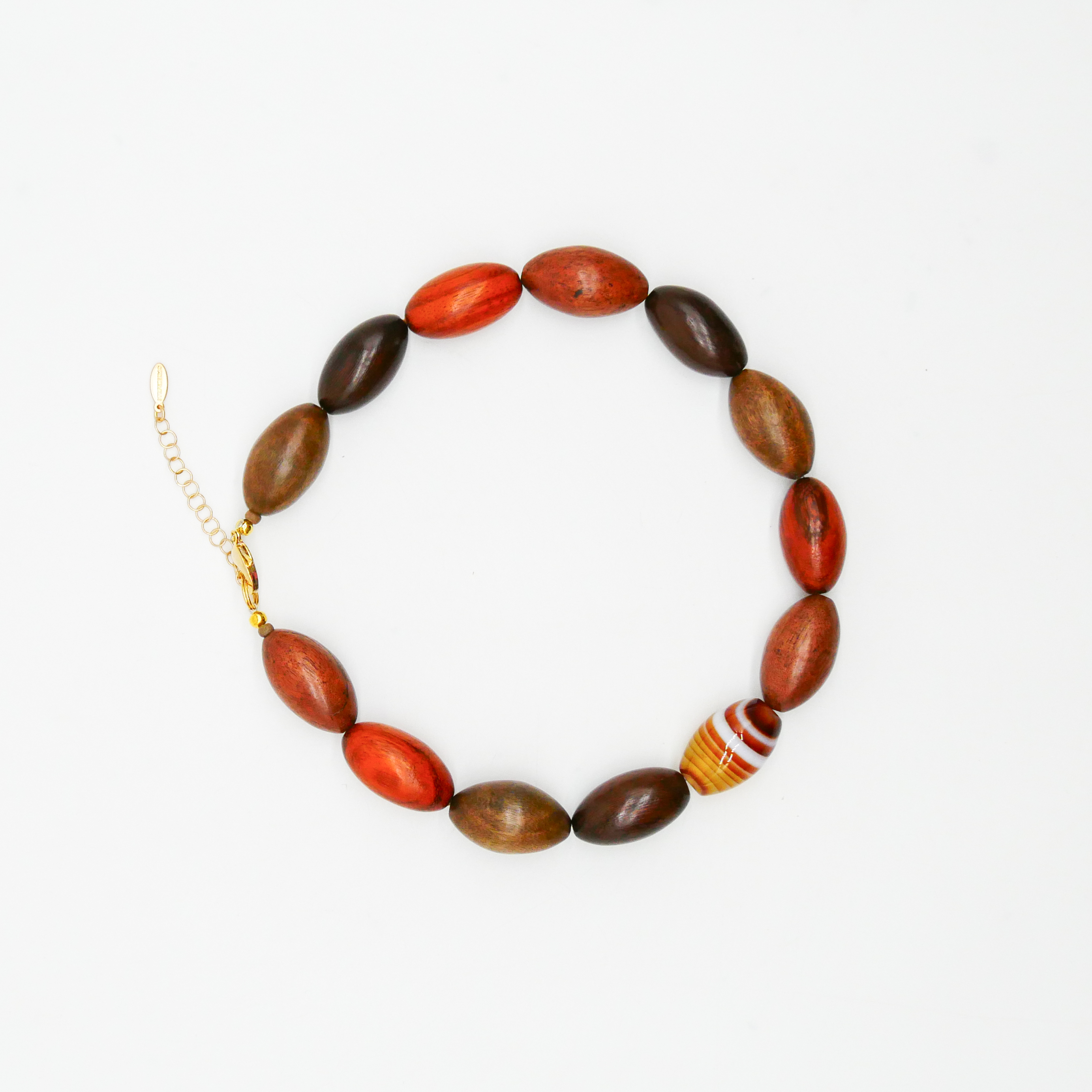 "Woodland", Kette "Olive", Holzoliven - Robles, Bayong, Greywod, Kamagong - Achat Olive "Woodland", Kette "Olive", Holzoliven - Robles, Bayong, Greywod, Kamagong - Achat Olive
