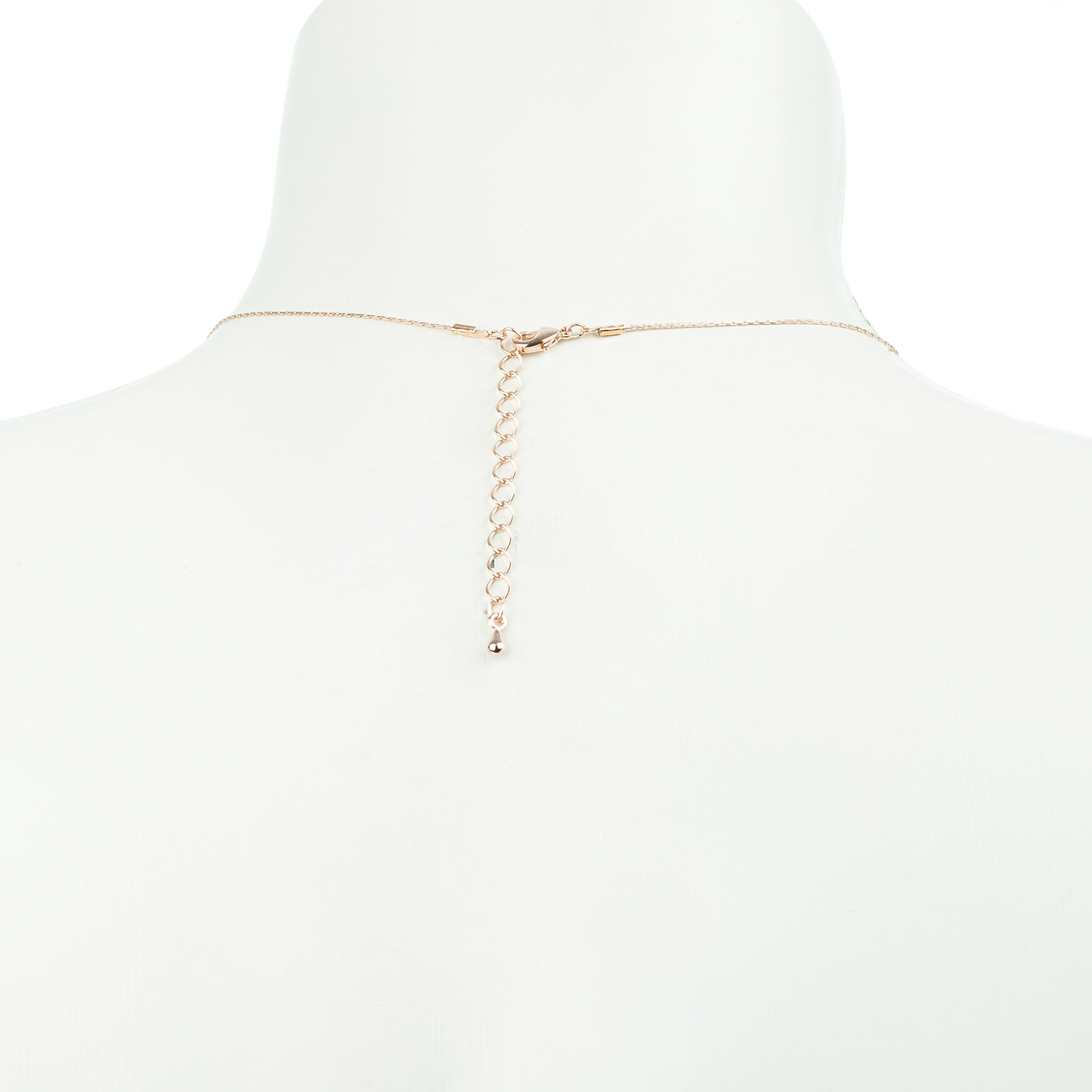 "Fine Filigré" feine mittellange Metallkette, Münze, rosévergoldet