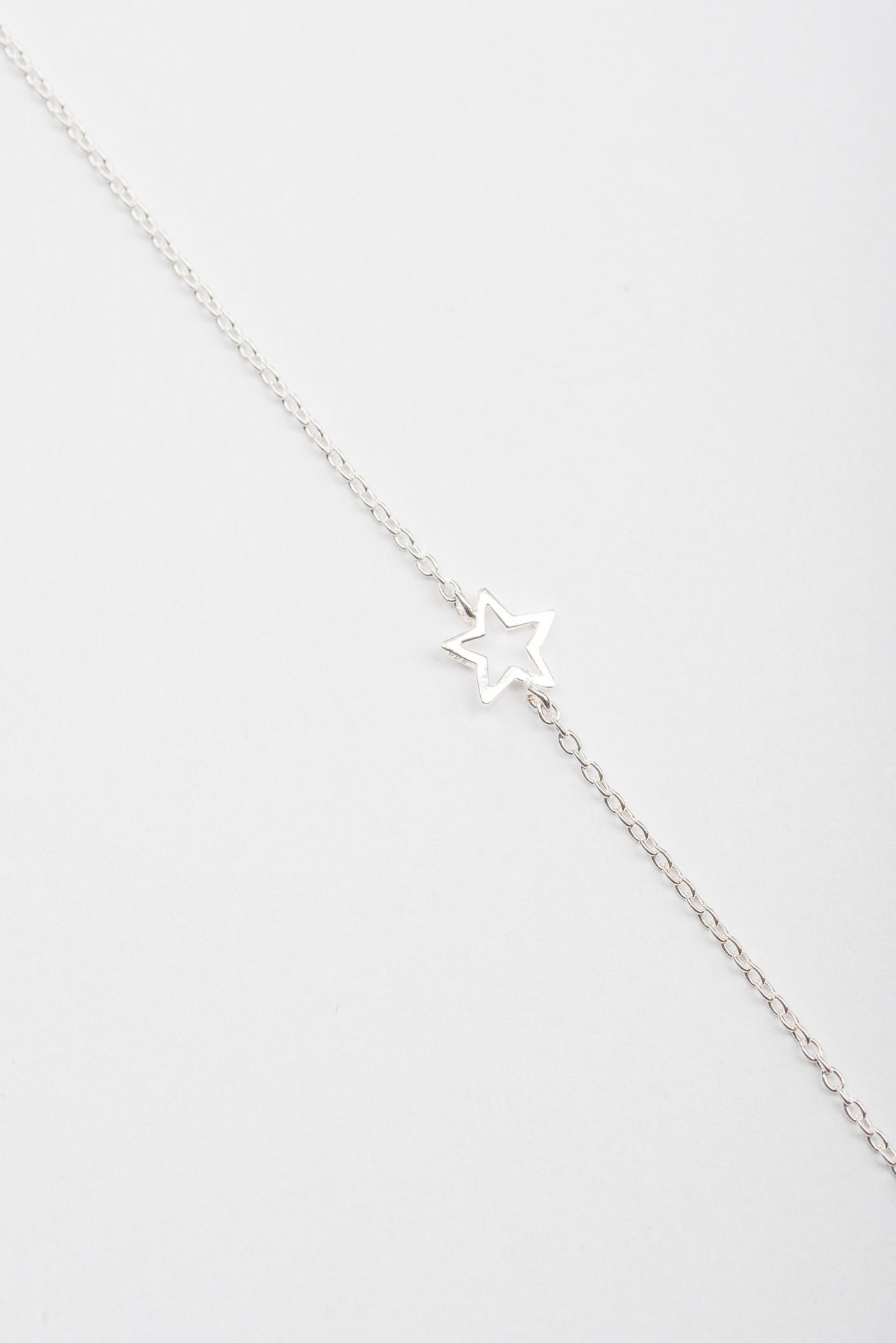 "925 sterling-silver" dainty bracelet - small star