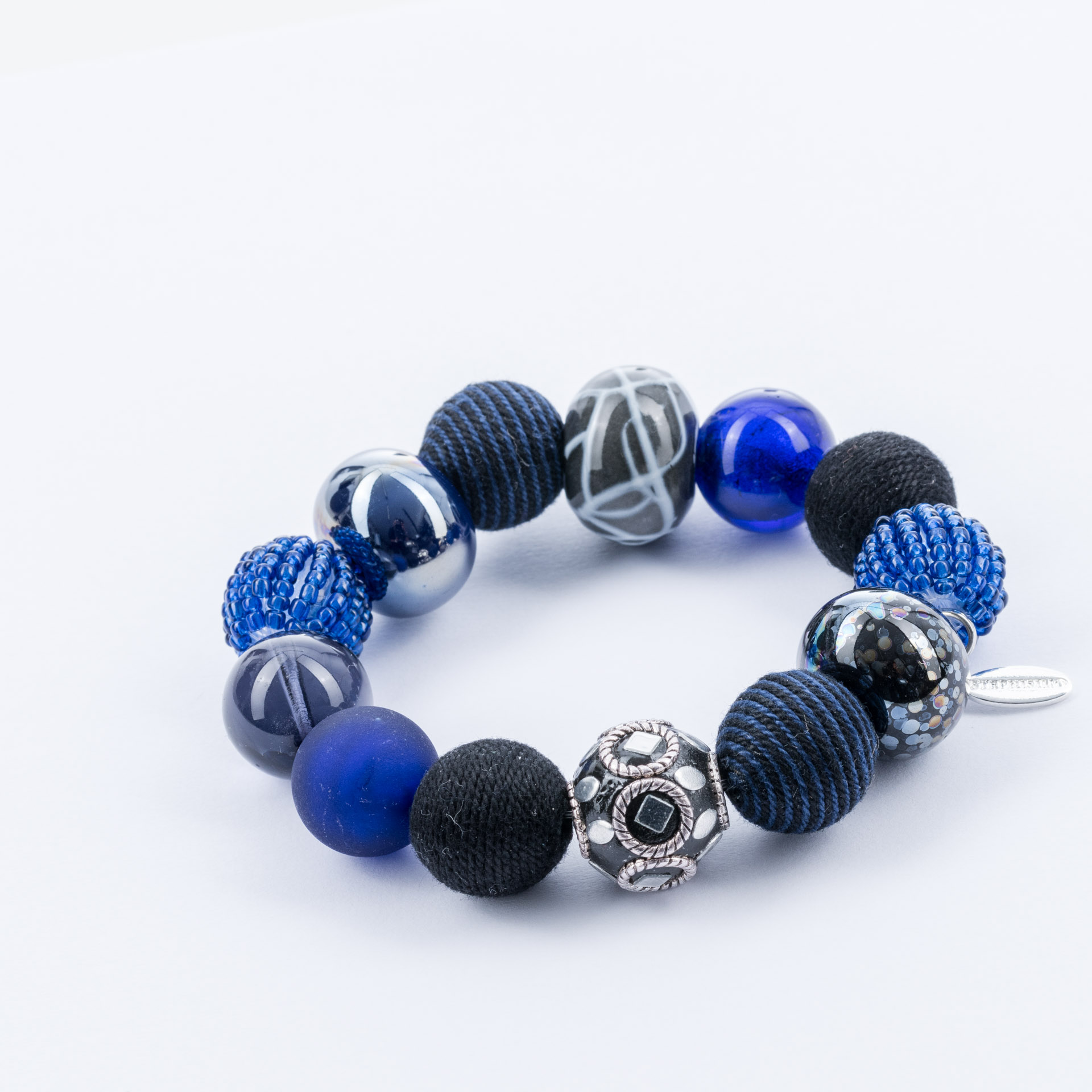 Armband zu "Bollywood" Black Blue