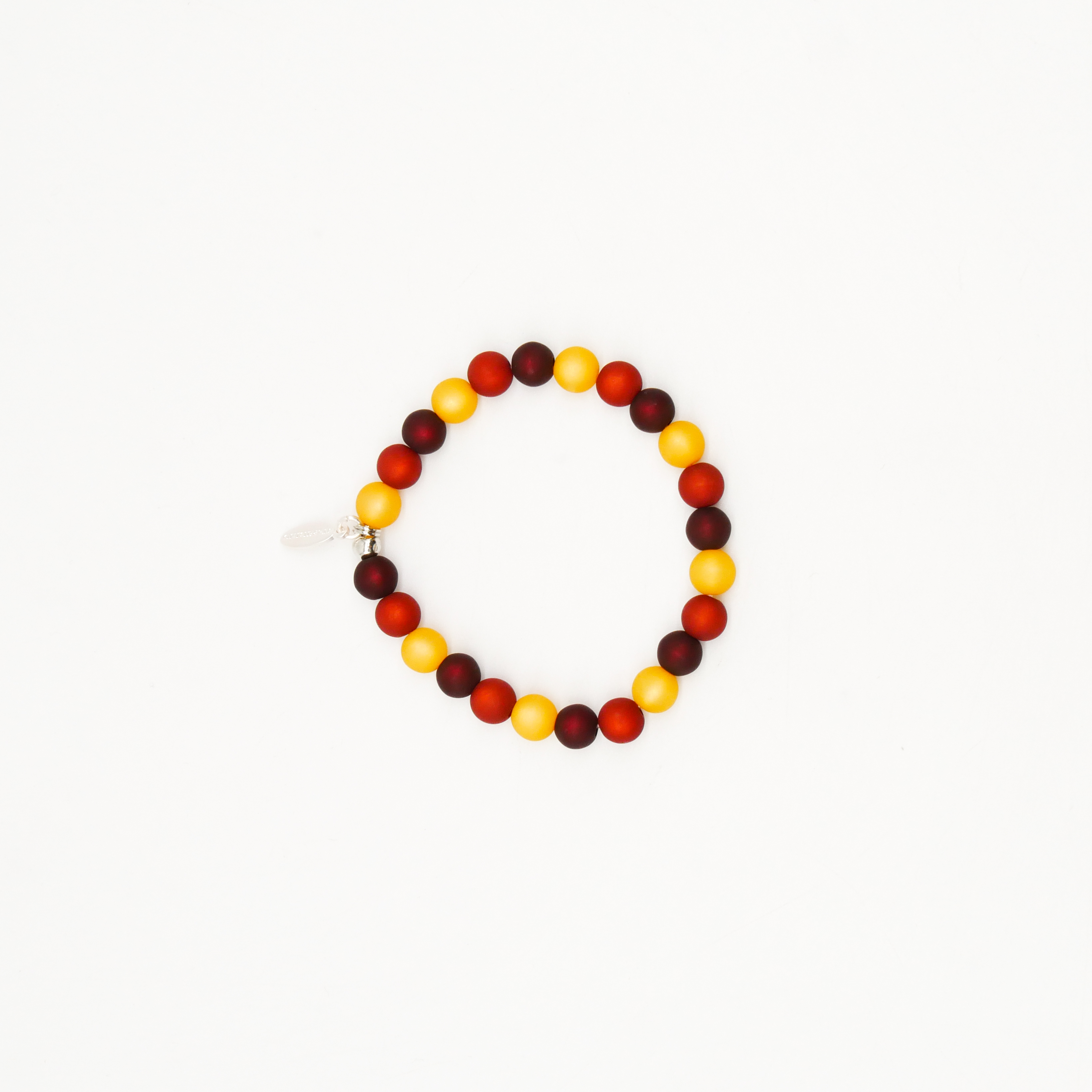 "Color Explosion" Bracelet with Polaris Beads - choclate brown