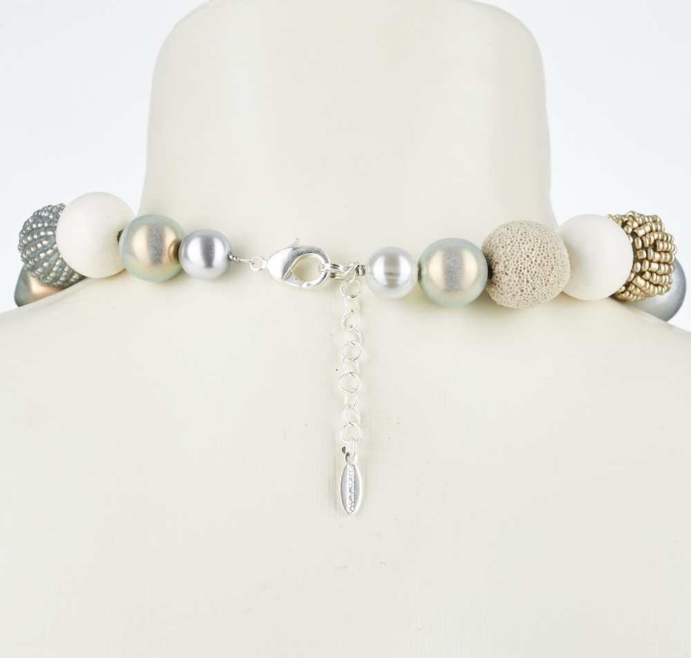 "Bollywood" Kette, granit