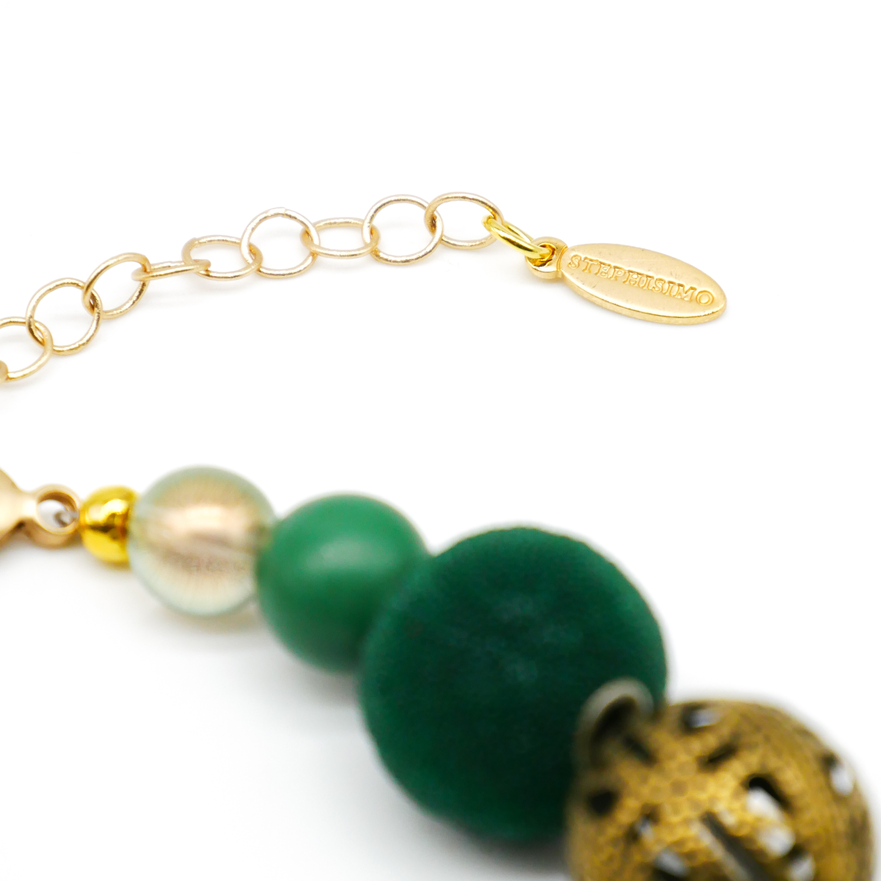 "Bollywood" Kette Ø ca. 20 mm, burnt olive