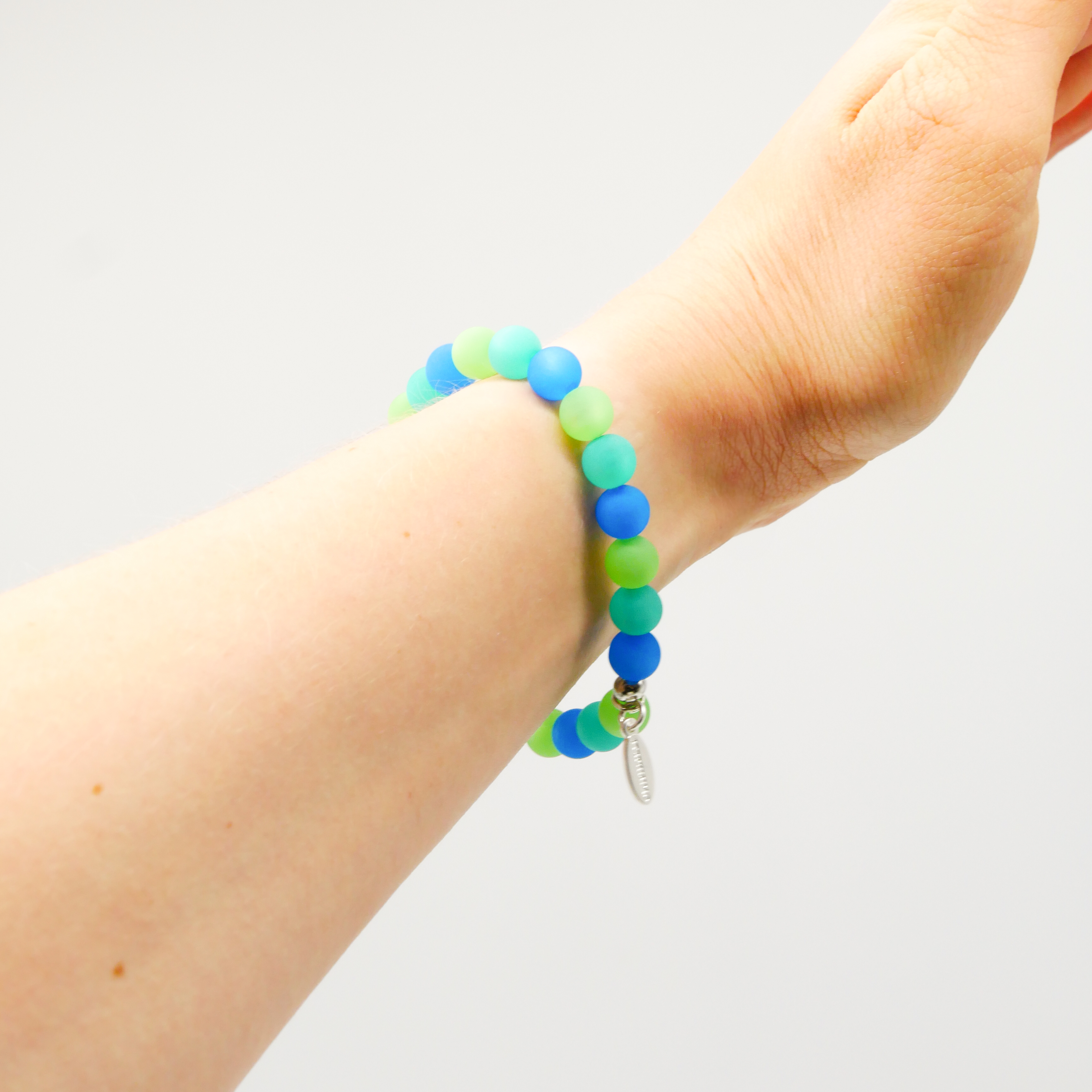 "Color Explosion" Bracelet with Polaris Beads - choclate brown