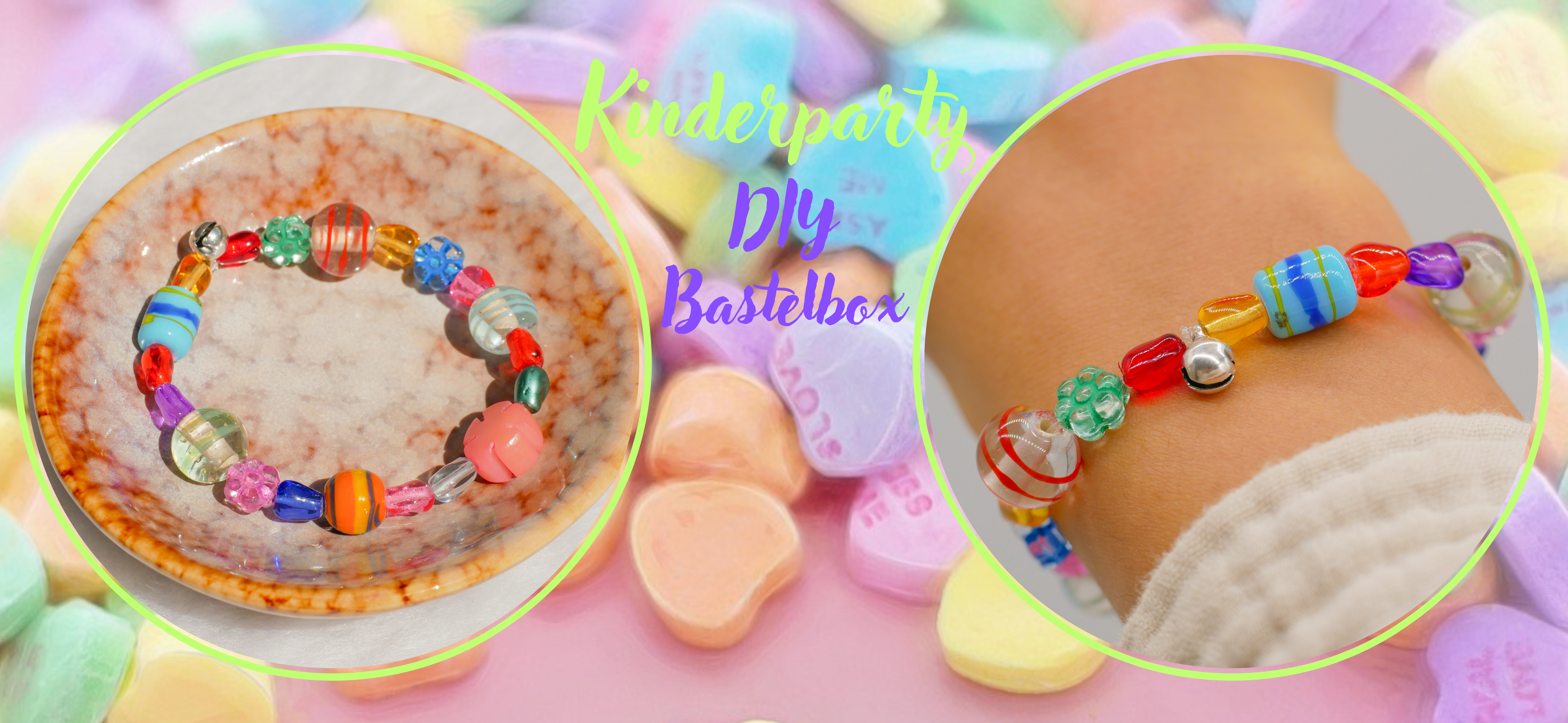  DIY Schmuckbox, Pink Passion, 3x Armband, 1x Kette, 1x Ohrring, 1x Ring